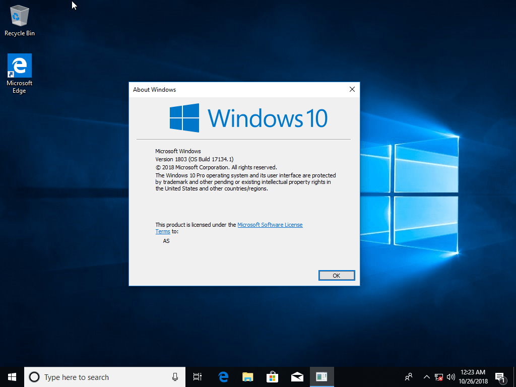 microsoft windows 10 pro 1803 download